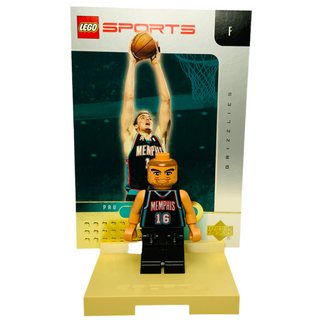 NBA Pau Gasol - Memphis Grizzlies #16, nba006 Minifigure LEGO® Like New with Stand Variant