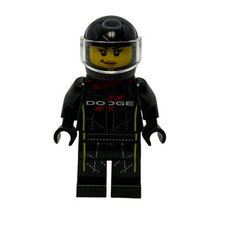 Mopar Dodge//SRT Top Fuel Dragster Driver, sc090 Minifigure LEGO® Like New with Helmet Only  