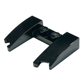 Wedge 3 x 4 x 2/3 Curved with Cutout, Part# 11291 Part LEGO® Black