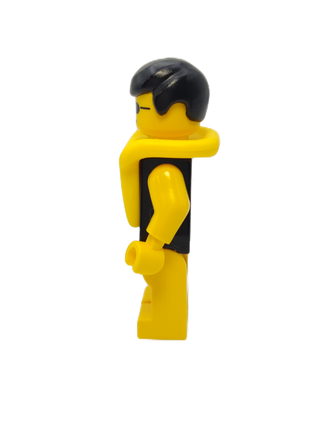 Plain Black Torso with Sunglasses and Life Jacket, par036 Minifigure LEGO®   