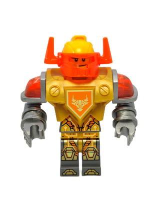 Axl - Trans-Neon Orange Visor, nex137 Minifigure LEGO®   