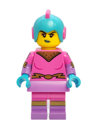Retro Space Heroine, col26-4 Minifigure LEGO® Minifigure only, no stand or accessories  