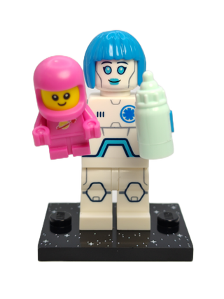 Nurse Android, col26-6 Minifigure LEGO® Complete with stand and accessories  