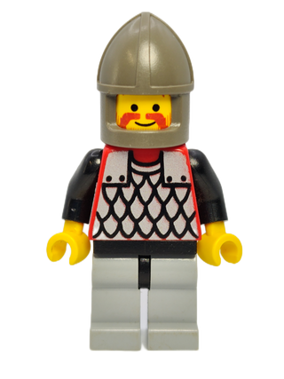 Scale Mail - Dark Gray Chin-Guard, cas157 Minifigure LEGO®   