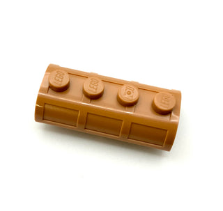 Container, Treasure Chest Lid Curved with Thick Hinge, Part# 4739a Part LEGO® Medium Nougat  