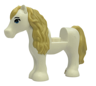 Horse- Molded Tan Mane and Tail and Printed Sand Blue Eyes Lego® Animals LEGO®