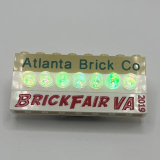Lighting kit, LEGO® Convention Name Tag Custom Parts United Brick Co®
