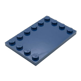 Tile, Modified 4x6 with Studs on Edges, Part# 6180 Part LEGO® Dark Blue