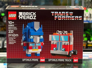 Optimus Prime Robot & Vehicle, 40803 LEGO® Transformers BrickHeadz set Building Kit LEGO®