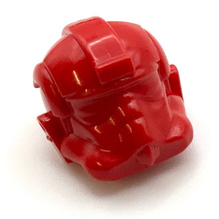 Minifigure Headgear Tie Fighter Pilot Helmet Plain (Type 2), Part# 87556 Part LEGO® Prototype Red  