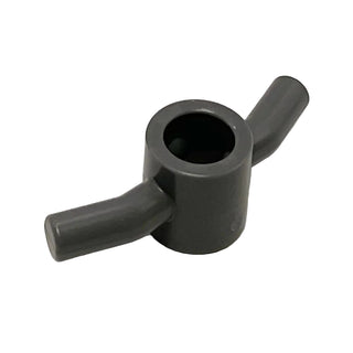 LEGO® Minifigure Utensil Spiral Pole Attachment with 2 Bent Handles and 3 Inside Ridges, Part# 23422