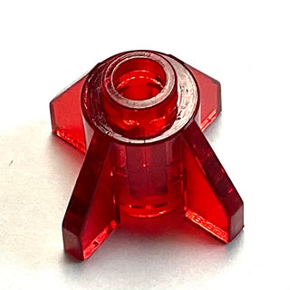 Brick Round 1x1 with Fins, Part# 4588 Part LEGO® Trans-Clear