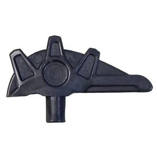 Minifigure, Weapon Blade with Bar and 3 Spikes Part#19179 Part LEGO® Pearl Dark Gray