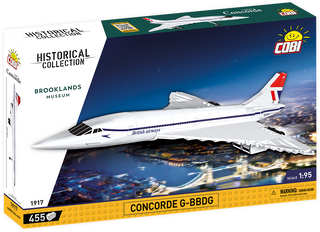 COBI Concorde G-BBDG Passenger Jet: Set #1917 Cobi Kit Cobi Toys