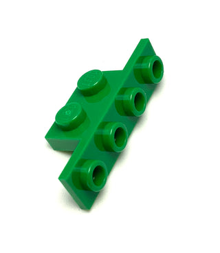 Bracket 1x2 - 1x4, Part# 2436 Part LEGO® Green  