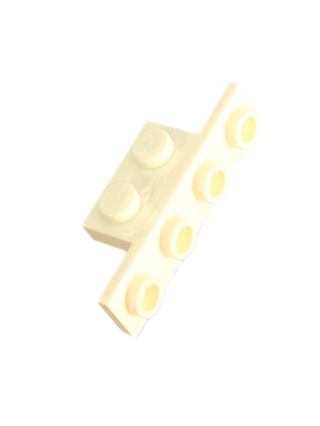 Bracket 1x2 - 1x4, Part# 2436 Part LEGO® White