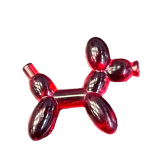 Minifigure, Utensil Balloon Dog, Part# 35692 Part LEGO® Trans-Red