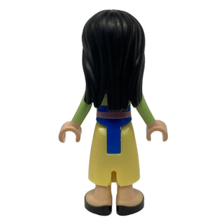 Mulan - Yellowish Green and Bright Light Yellow Robe, dis124 Minifigure LEGO®