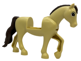 Horse with Molded Dark Brown Tail, bb1279c01pb10 Lego® Animals LEGO®