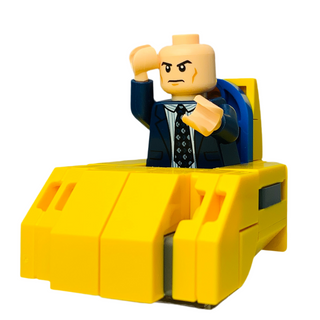 Professor X (Charles Francis Xavier) - Dark Blue Suit, sh0990 Minifigure LEGO® With Chair