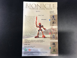 Bionicle #1 June 2001 Six Heroes One Destiny, biocom01 Books LEGO®   