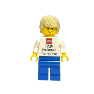 HMV Production Factory Tour Minifigure Minifigure LEGO® Like New Blue Legs