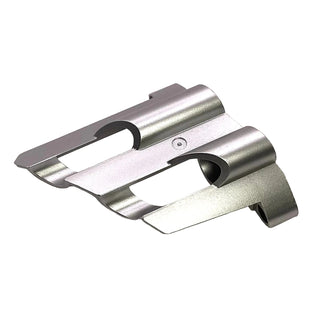 Technic, Panel Fairing #2 Large Short, Large Holes, Side B, Part# 32191 Part LEGO® Metallic Silver