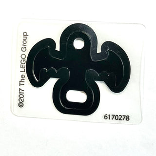 Mini Doll, Wings Friends, Bat Shape with Black Background Pattern, Part# 28910pb01 Part LEGO® Very Good