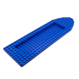 Boat, Hull Unitary 32 x 10 x 1 2/3, Top, Part# 30254 Part LEGO® Blue Very Good