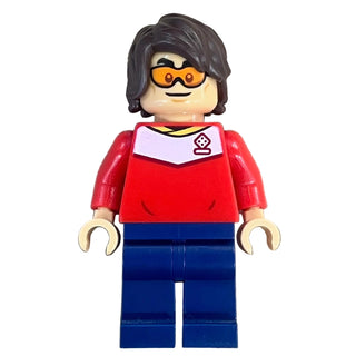 Soccer Spectator, Red Soccer Jersey, soc161 - LEGO® Sports Minifigure