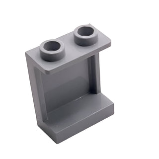 Panel 1 x 2 x 2 with Side Supports - Hollow Studs, Part# 87552 Part LEGO® Light Bluish Gray