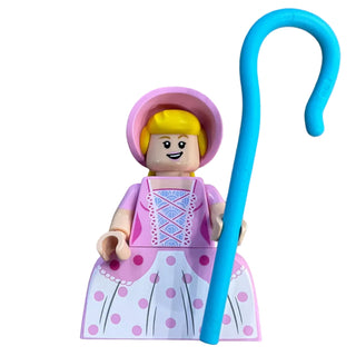 Bo Peep - Bright Pink Dress, dis184 - LEGO® Disney Minifigure LEGO® Like New With Shepherd Staff