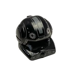 Minifigure, Headgear Helmet SW Clone Pilot with Open Visor with Sand Blue and Medium Blue Markings Pattern, Part# 87557pb04