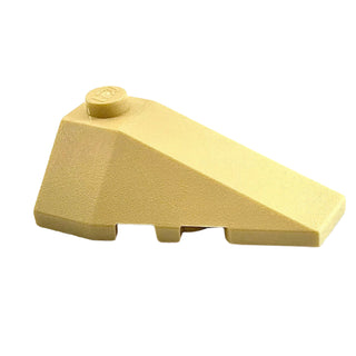 Wedge 4 x 2 Triple Right, Part# 43711 Part LEGO® Tan
