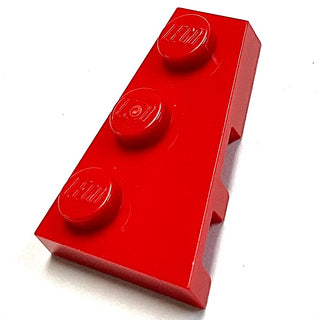 Wedge, Plate 3 x 2 Right, Part# 43722 Part LEGO® Red