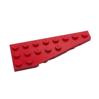 Wedge, Plate 8 x 3 Pentagonal Right, Part# 50304 Part LEGO® Red