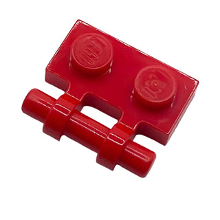 Plate, Modified 1x2 with Bar Handle on Side - Free Ends, Part# 2540 Part LEGO® Red