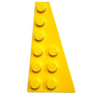 Wedge, Plate 6 x 3 Right, Part# 54383 Part LEGO® Yellow