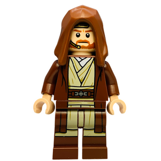 Obi-Wan Kenobi - Reddish Brown Robe and Hood sw1255 Minifigure LEGO® Like New