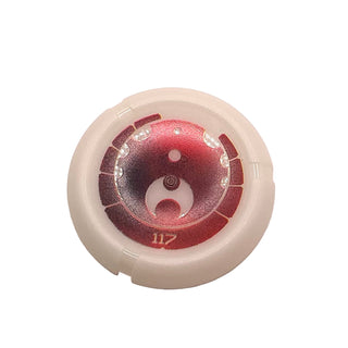 Throwing Disk with Bionicle Kanoka 117 Ta-Metru Pattern, Part# 32171pb065