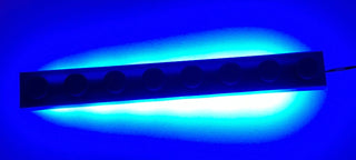1x8 LED Light-up Plate, USB, LB1x8 Custom Parts United Brick Co® Blue