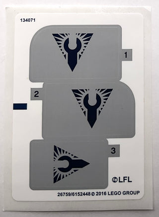 Sticker Sheet for Set StarScavenger, North American Version, 75147-1 - (26759/6152448), Part# 75147stk01b