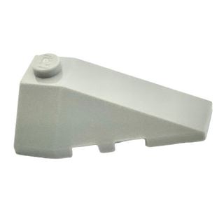 Wedge 4 x 2 Triple Right, Part# 43711 Part LEGO® Light Bluish Gray