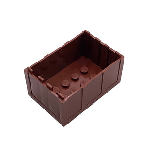 Container, Trunk Bottom 4 x 6 x 2 1/3, Part# x516 Part LEGO® Reddish Brown Very Good