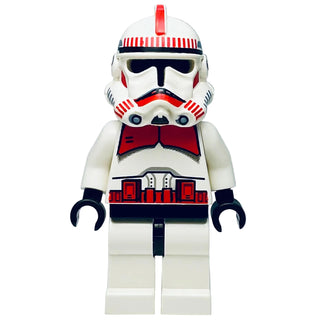 MISPRINT Clone Shock Trooper, Coruscant Guard (Phase 2) - Black Head , sw0091, LEGO® Star Wars Minifigure Minifigure LEGO®