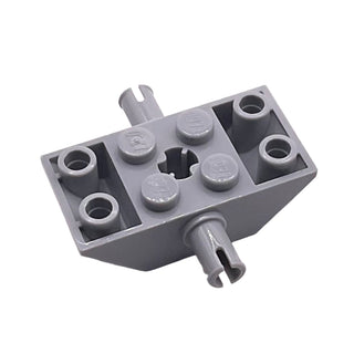 Slope, Inverted 45 4x2 Double with Pins, Part# 30390 Part LEGO® Light Bluish Gray