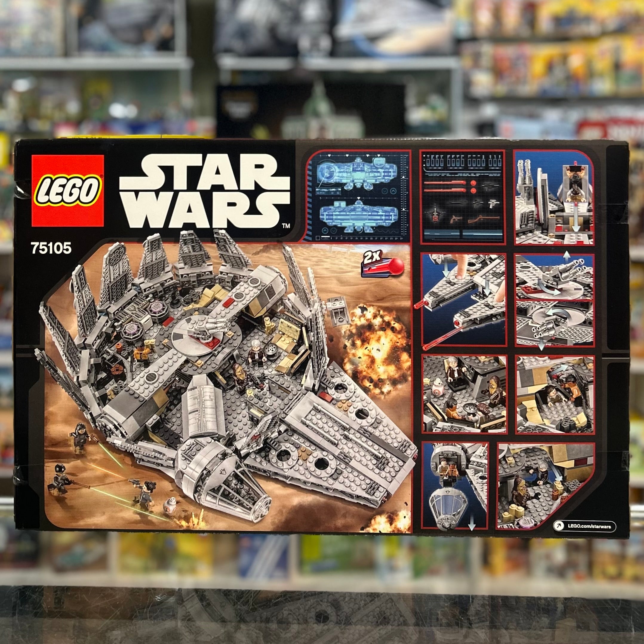 Han Solo Star Wars 75105 Han Solo Force Awakens Lego Millennium