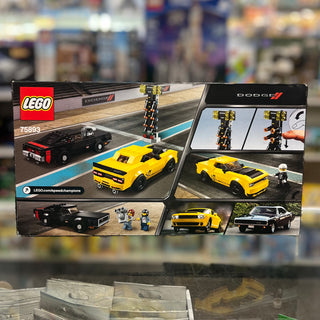 2018 Dodge Challenger SRT Demon and 1970 Dodge Charger R/T, 75893 - LEGO® Speed Champions Building Kit LEGO®