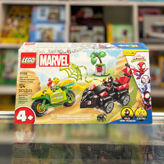 Spin and Electro Dinosaur Vehicle Chase, 11198 - LEGO® Marvel Set Building Kit LEGO®