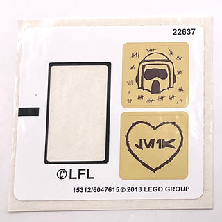 Sticker Sheet for Set Ewok Village - UCS, 10236 - (15312/6047615), Part# 10236stk01 Part LEGO® Missing 1 Sticker